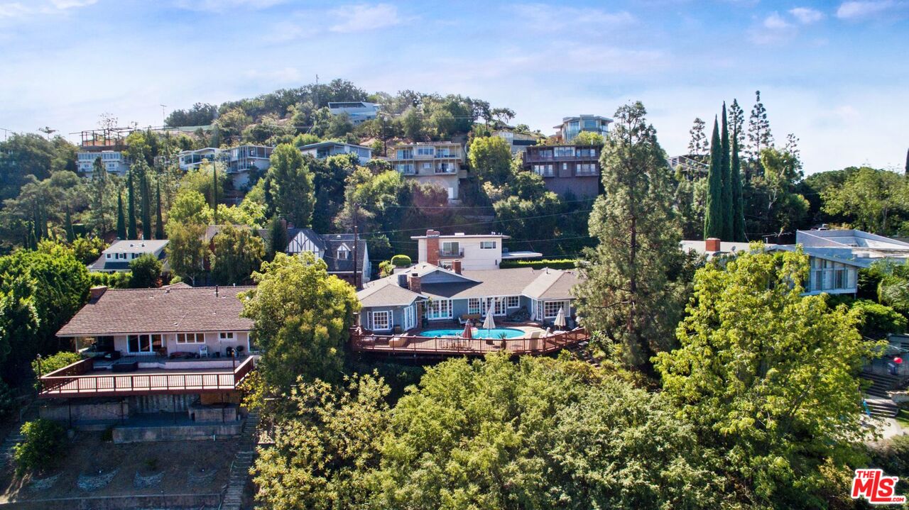 3333 Wrightwood Drive Studio City, CA 91604 - Photo 31 of 33 a view of a house with a yard and sitting area