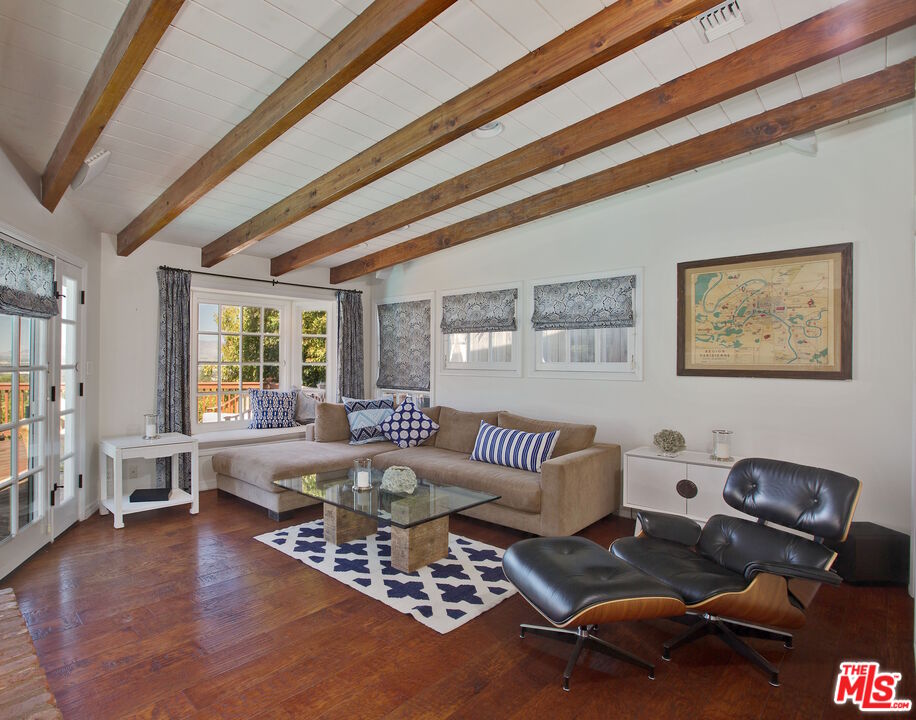 3333 Wrightwood Drive Studio City, CA 91604 - Photo 10 of 33 a living room with furniture and wooden floor