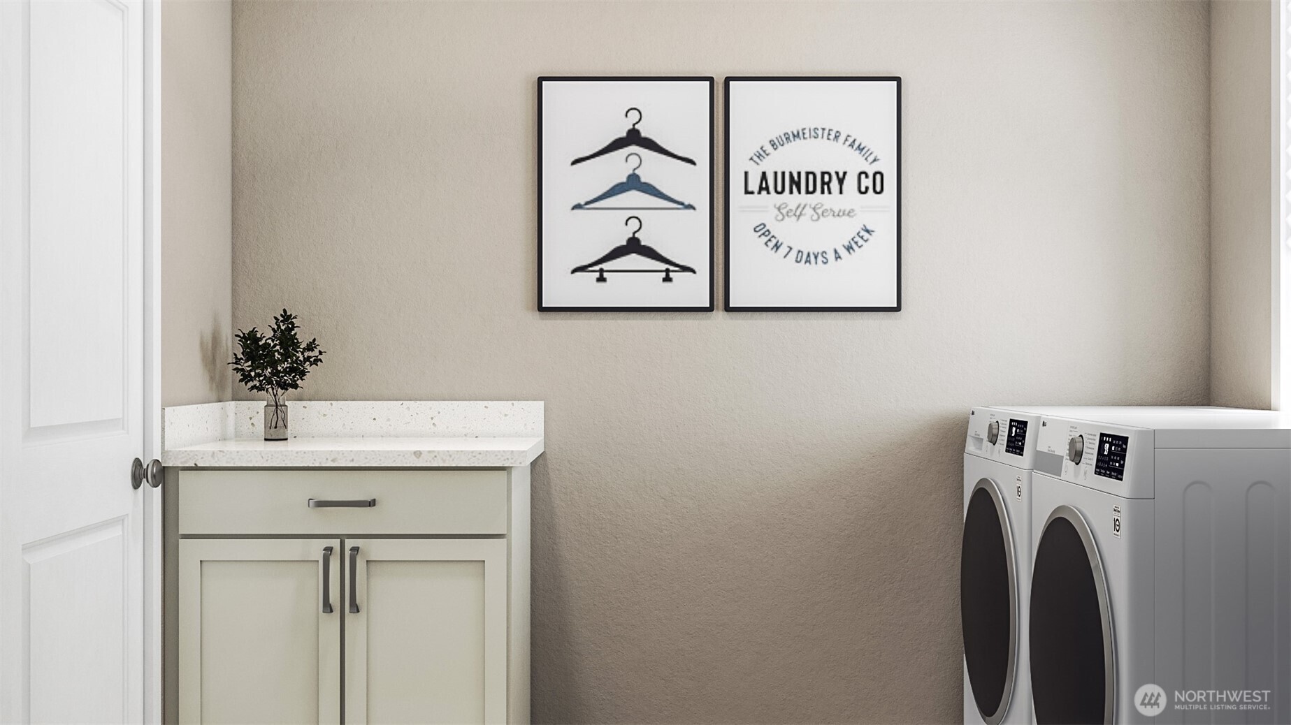 18939 99th Place Northeast, Unit 2 Bothell, WA 98011 - Photo 18 of 23 a view of a utility room with a washer and dryer