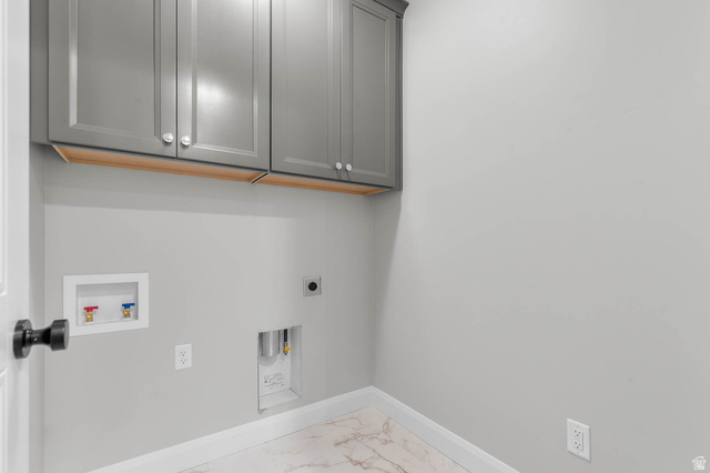 11673 South Halls Crk Road Draper, UT 84020 - Photo 16 of 22 Laundry area featuring light gray walls and white baseboards