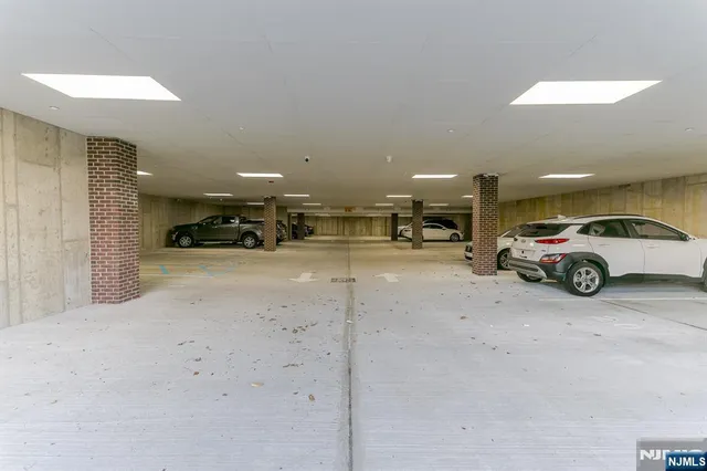 a view of a parking space in a house