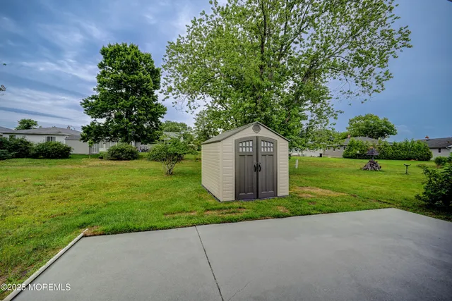 a house view with a garden space
