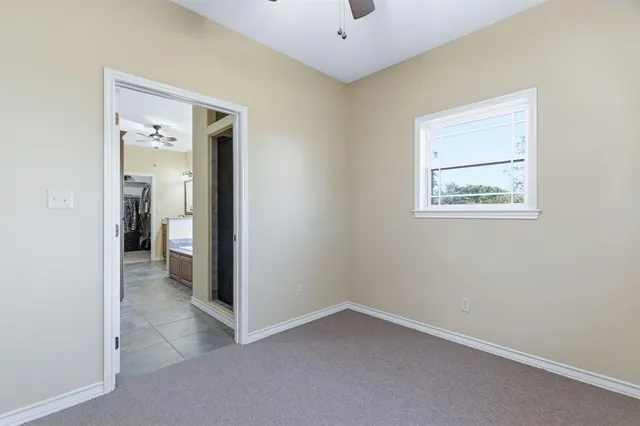 an empty room and a window