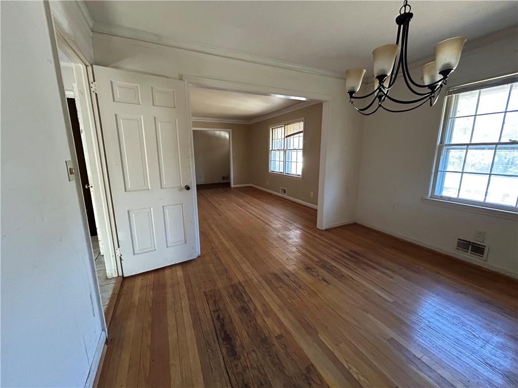 4315 York Road Atlanta, GA 30337 - Photo 9 of 24 a view of empty room with wooden floor and fan