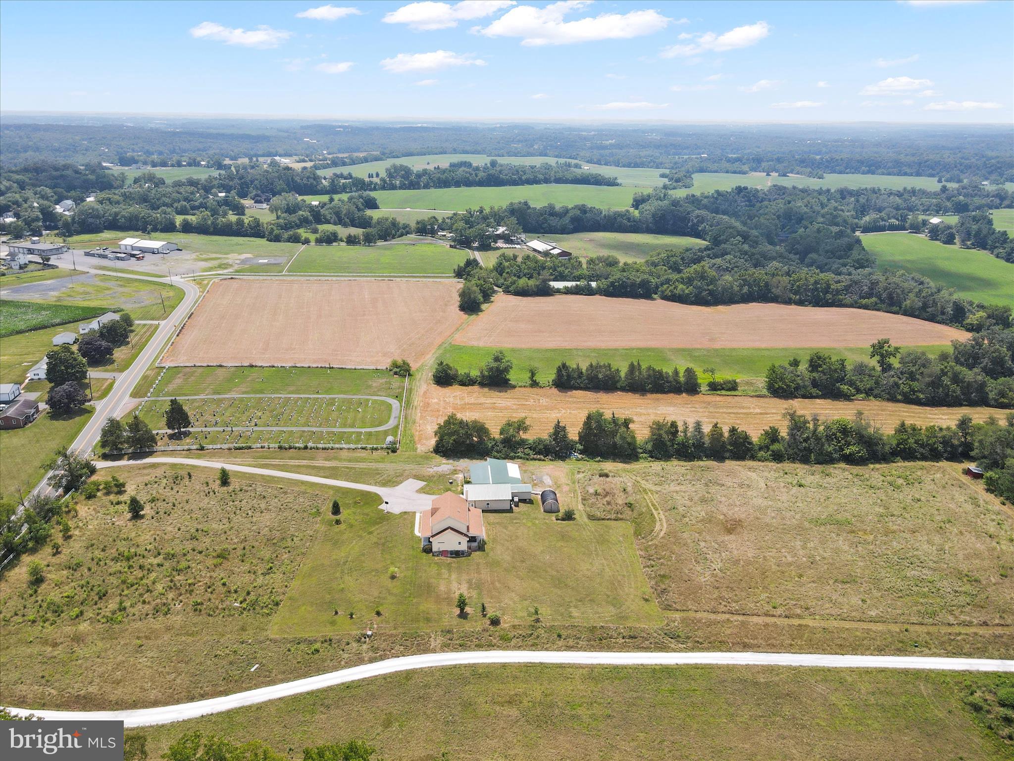 3745 Taneytown Road Gettysburg, PA 17325 - Photo 50 of 87 an aerial view of ocean with residential houses with outdoor space