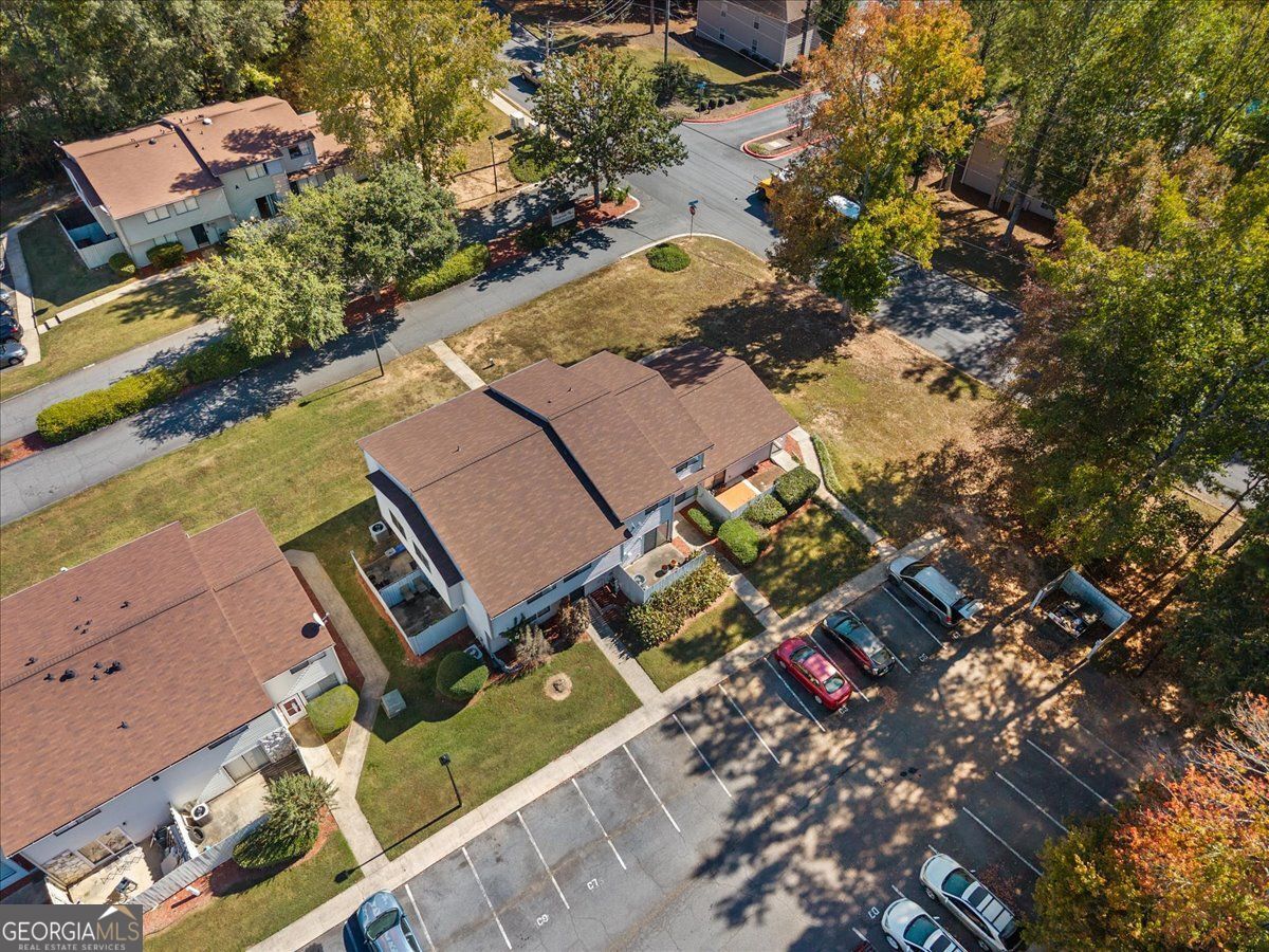 3755 Mulkey Road Marietta, GA 30008 - Photo 14 of 17 an aerial view of a house with a yard