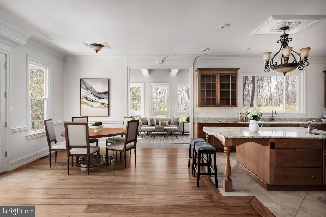 5930 Wilson Road Marshall, VA 20115 - Photo 12 of 46 a view of a dining room with furniture window and wooden floor