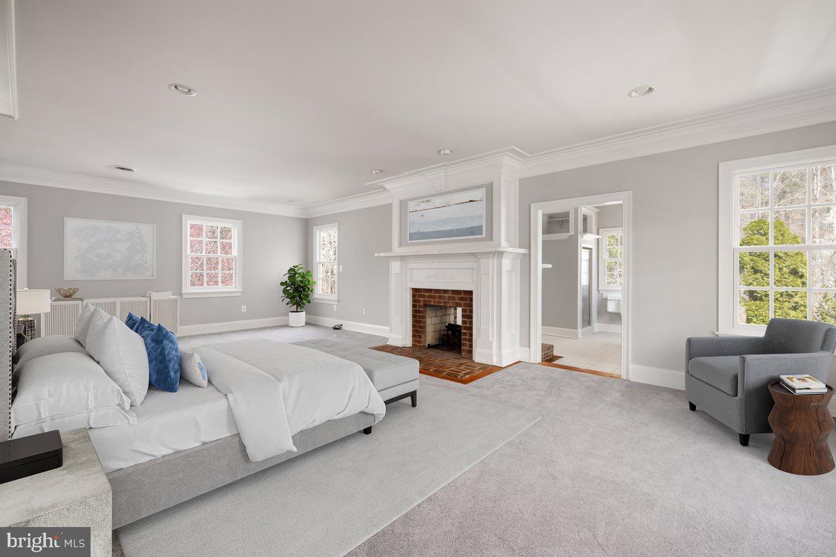5930 Wilson Road Marshall, VA 20115 - Photo 25 of 46 a spacious bedroom with a bed and a couch