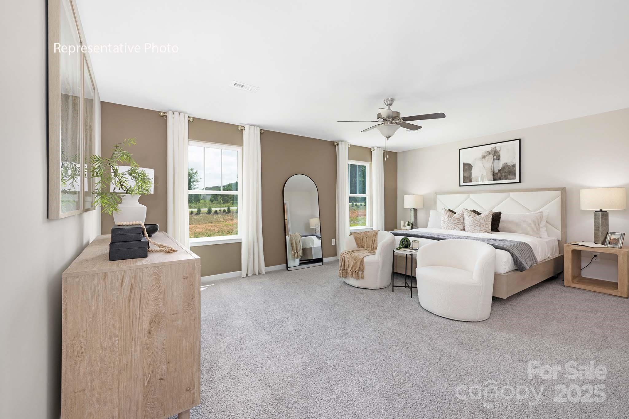 2683 Goose Fair Road Maiden, NC 28650 - Photo 11 of 22 a spacious bedroom with bed and a large window