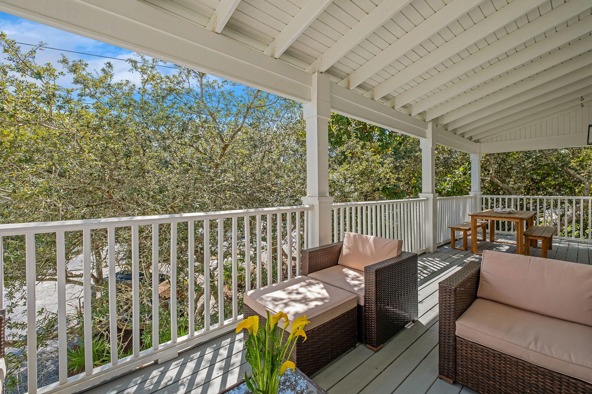 3319 East County Highway 30A Santa Rosa Beach, FL 32459 - Photo 13 of 44 a view of a two chairs in the deck
