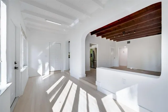 a view of empty room