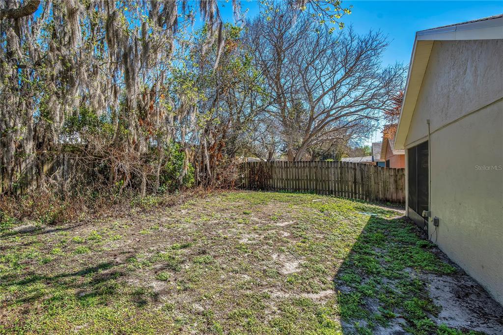 1537 Rivers Edge Drive Orlando, FL 32825 - Photo 25 of 30 a view of backyard with tree