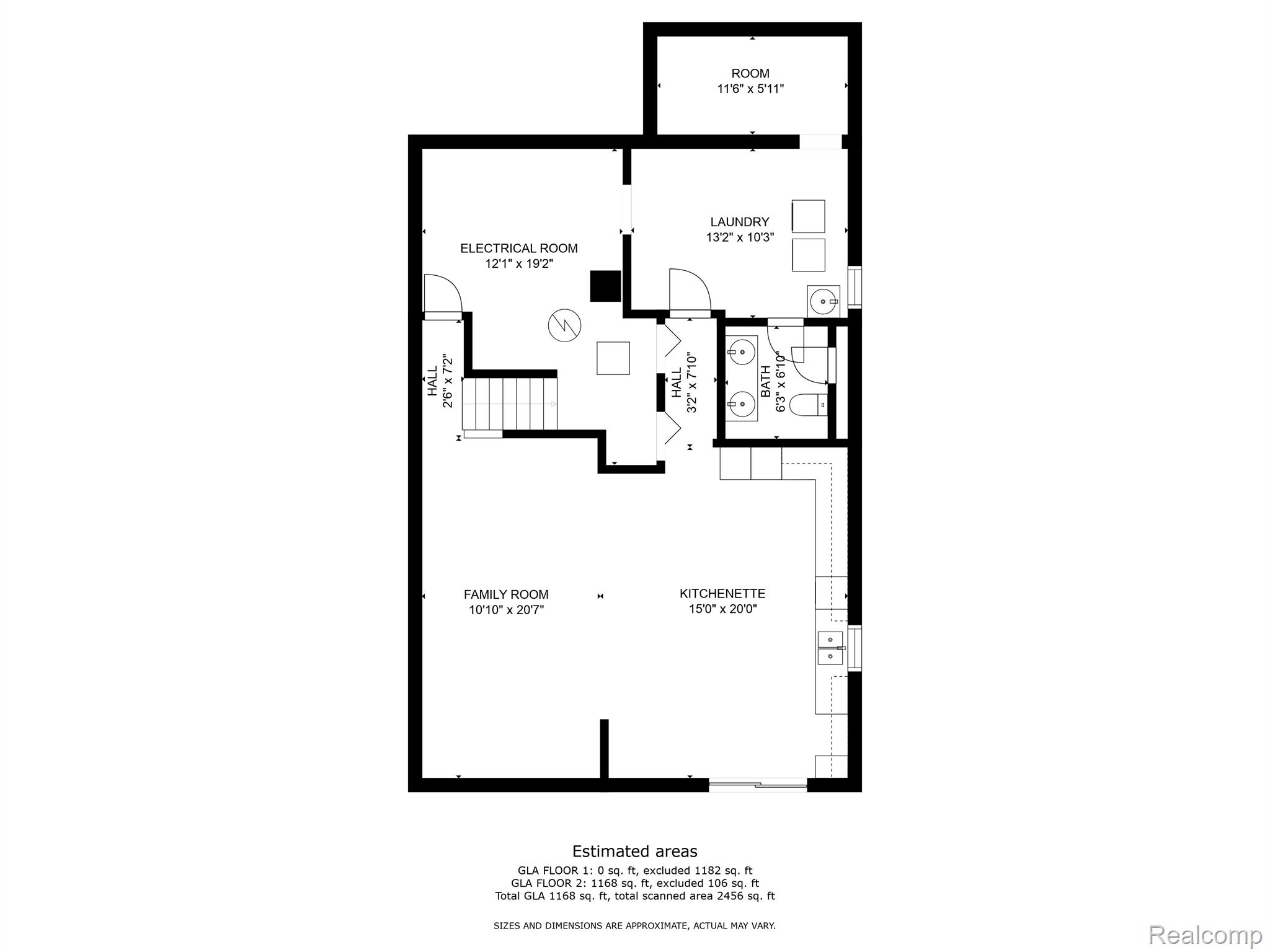5102 South Lapeer Road Metamora, MI 48455 - Photo 41 of 42 Lower level floorplan.