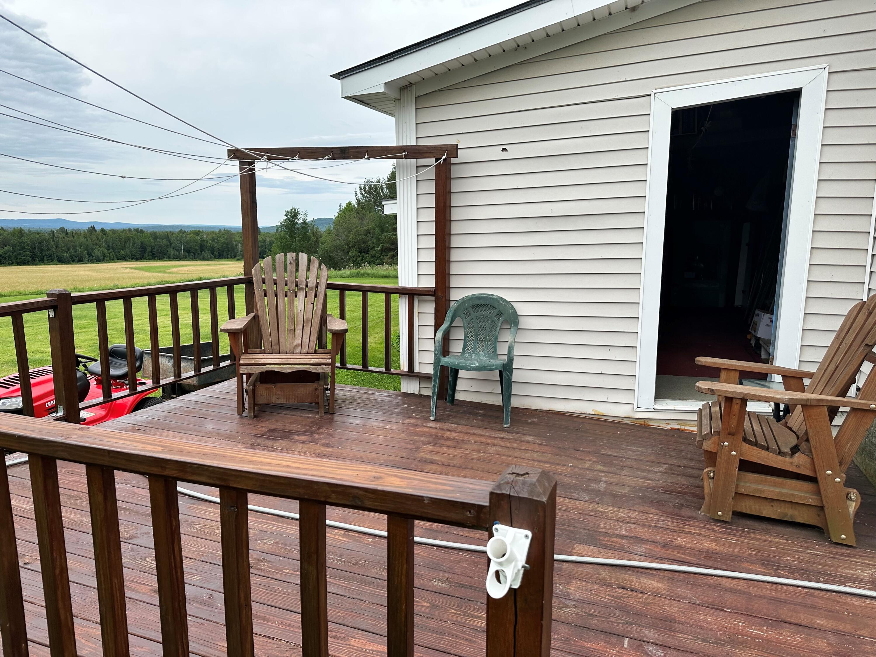 118 Haystack Road Castle Hill, ME 04757 - Photo 8 of 40 Haystack Back Deck