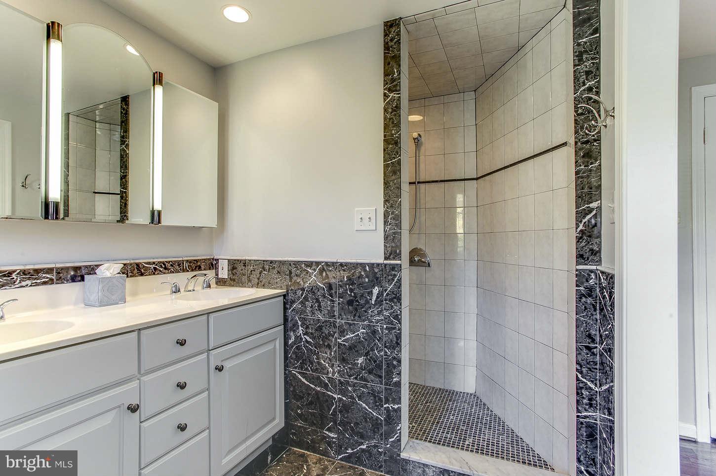 4711 River Road Bethesda, MD 20816 - Photo 16 of 21 Updated Master Bath