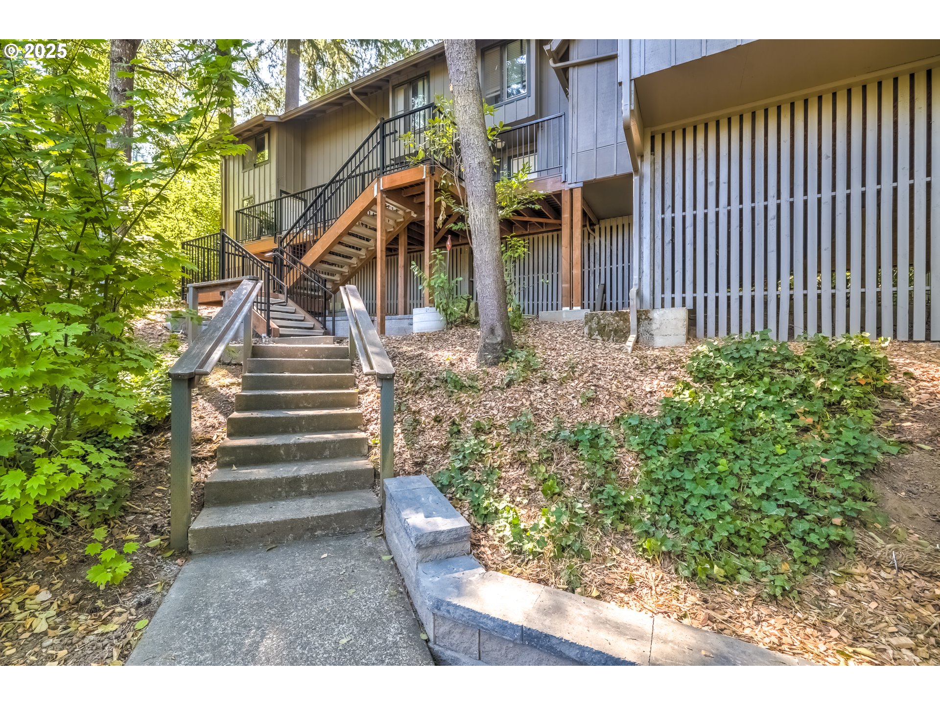 a view of outdoor space and deck