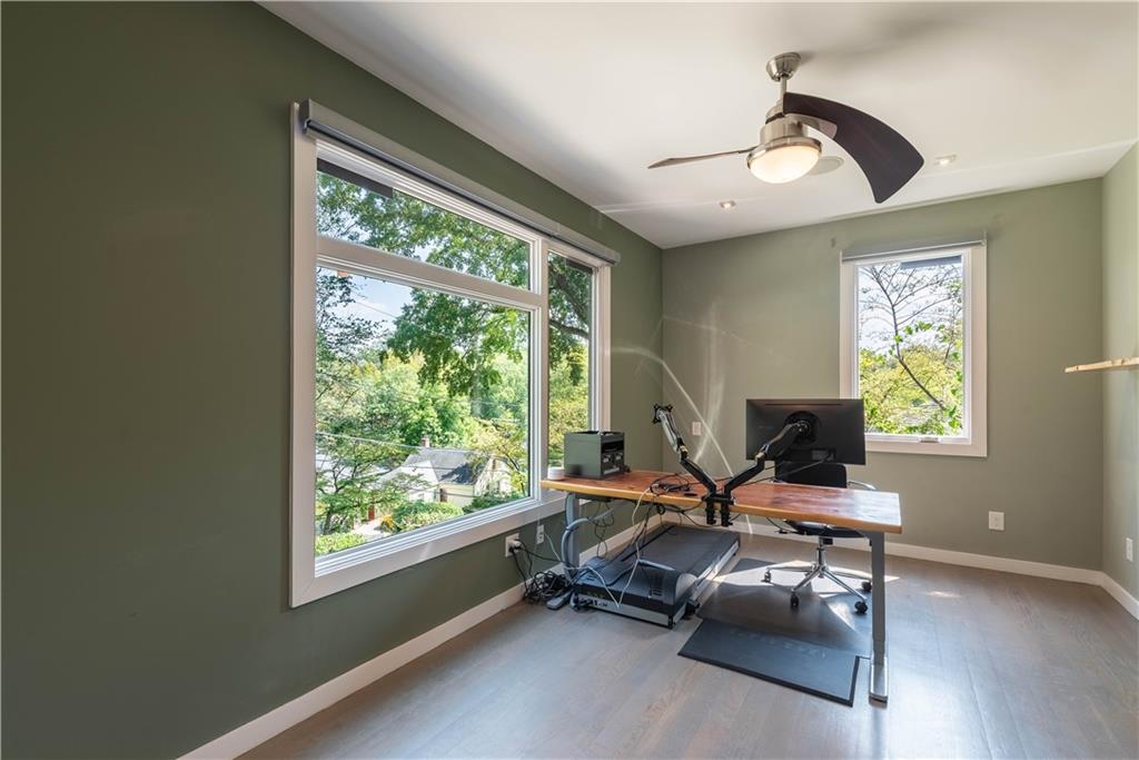 892 Durant Place Northeast Atlanta, GA 30309 - Photo 15 of 51 a view of a workspace with furniture and a window