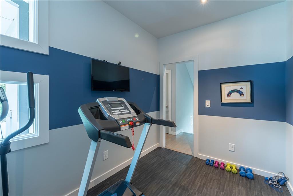 892 Durant Place Northeast Atlanta, GA 30309 - Photo 21 of 51 a view of workspace with wooden floor