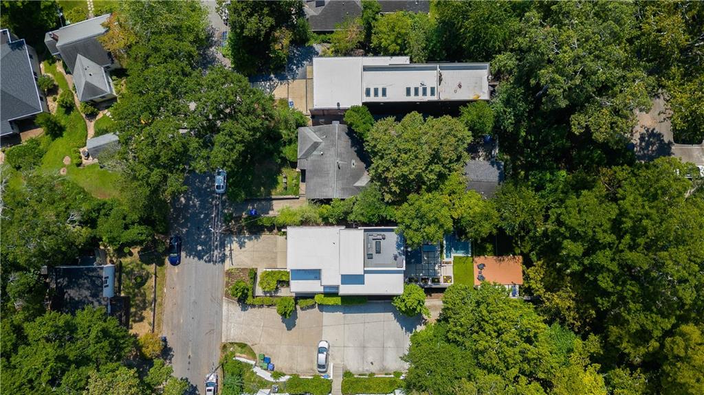 892 Durant Place Northeast Atlanta, GA 30309 - Photo 42 of 51 an aerial view of a house