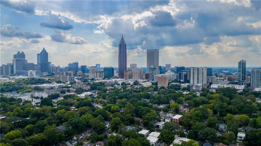 892 Durant Place Northeast Atlanta, GA 30309 - Photo 47 of 51 a view of a city with lot of buildings