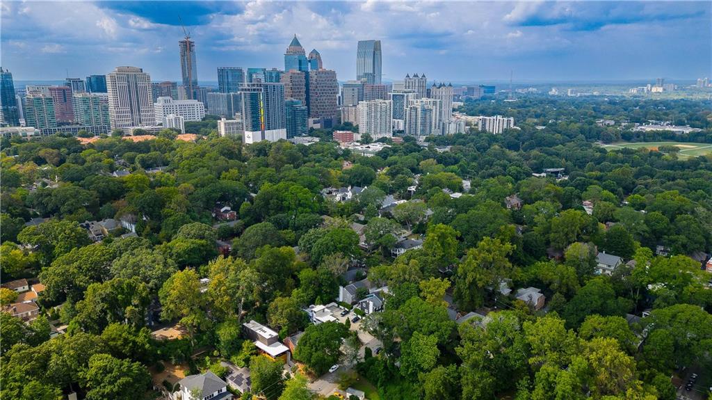892 Durant Place Northeast Atlanta, GA 30309 - Photo 49 of 51 a view of a city with tall buildings