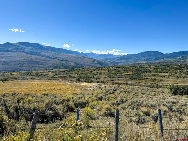 a view of an ocean from a yard