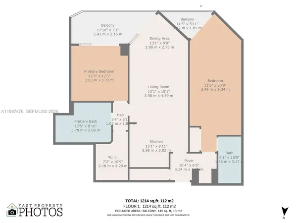 $7,000 | 17375 Collins Avenue, Unit 1703, Sunny Isles Beach, FL 33160