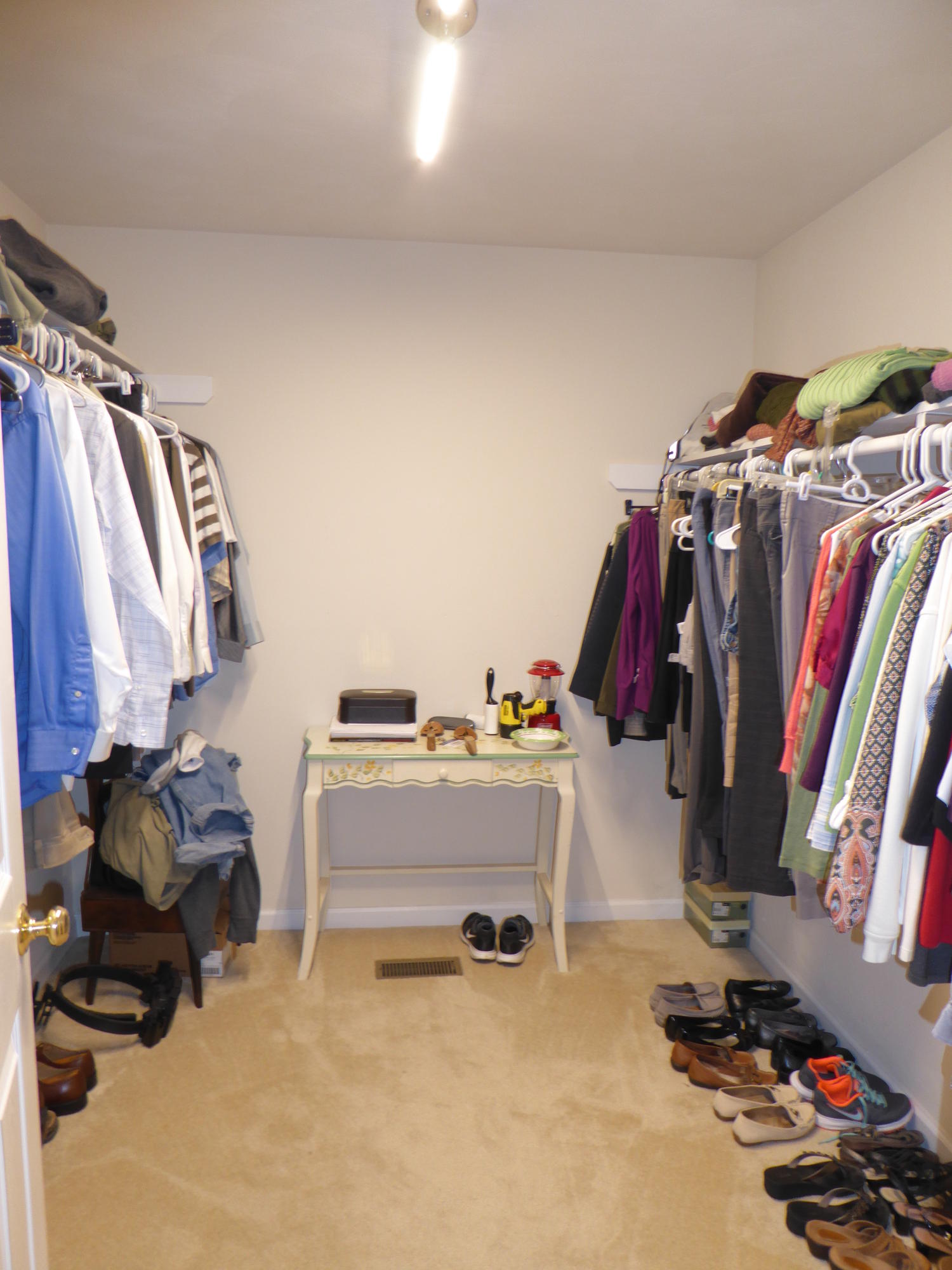 7740 Edwardsville Road Hardy, VA 24101 - Photo 18 of 92 a view of walk in closet with clothes and shoes