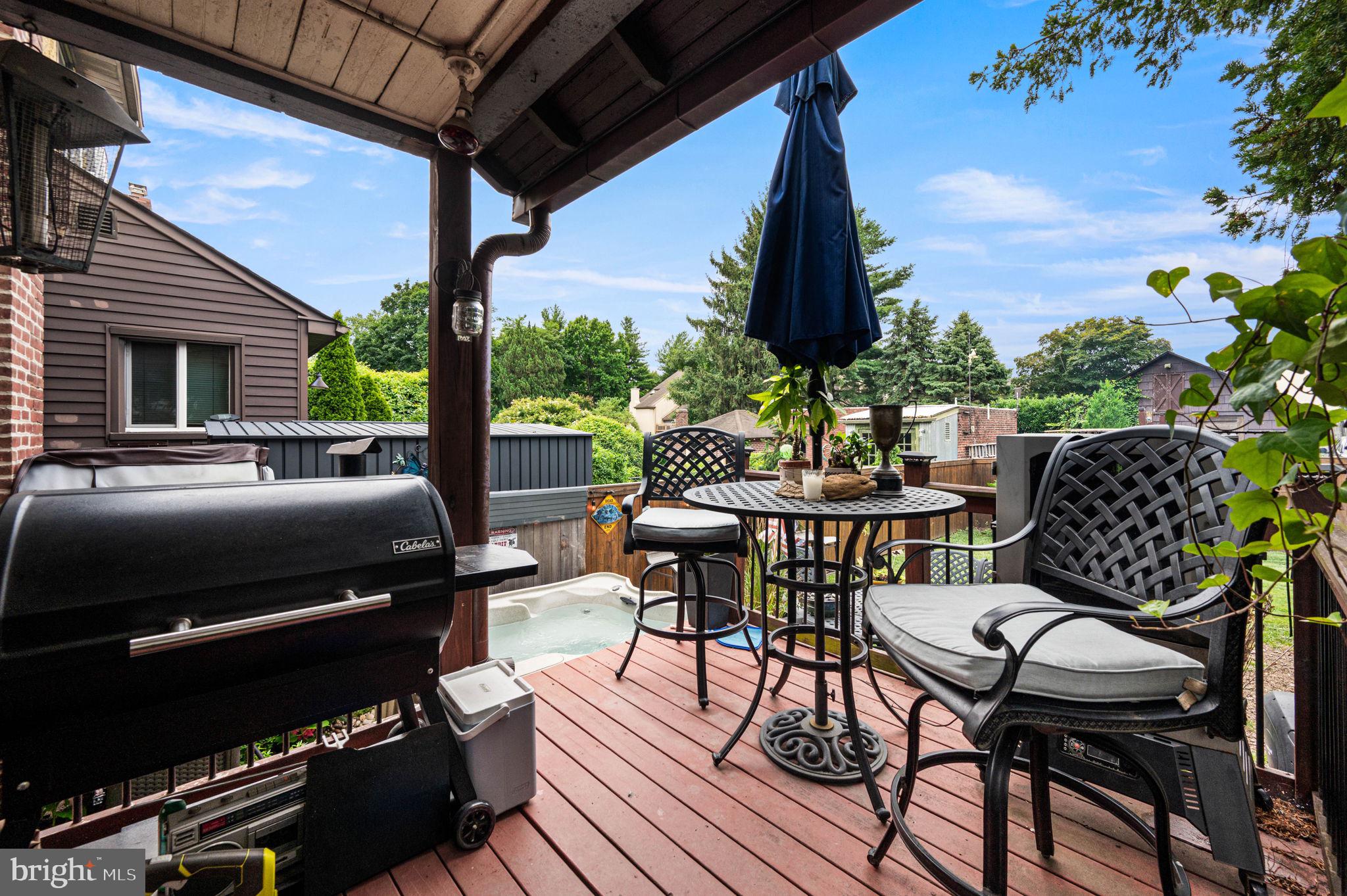 3 Township Line Road Elkins Park, PA 19027 - Photo 33 of 40 Charming deck for outdoor gatherings.