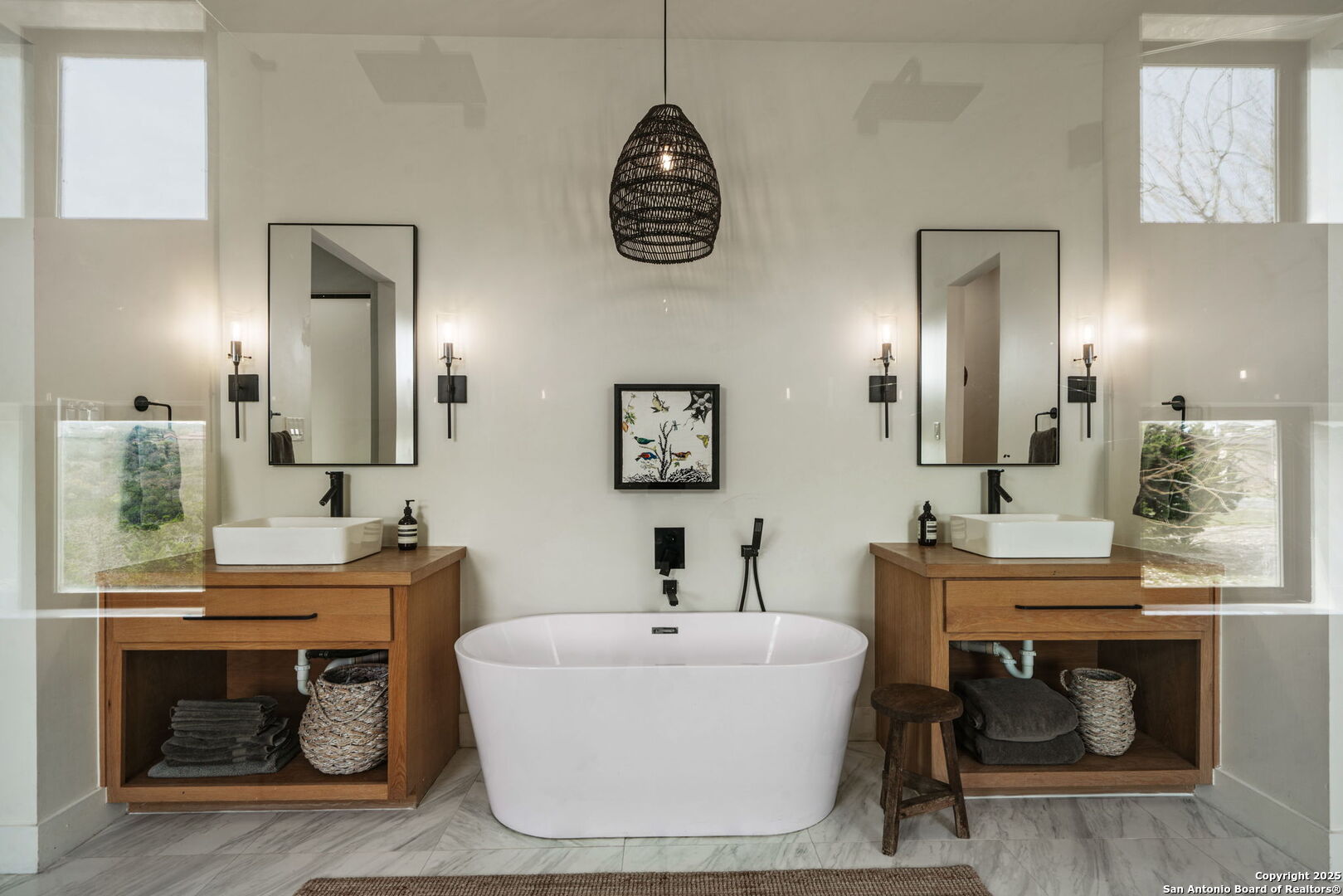 384 Blue Diamond Boerne, TX 78006 - Photo 25 of 51 a bathroom with a sink and a mirror