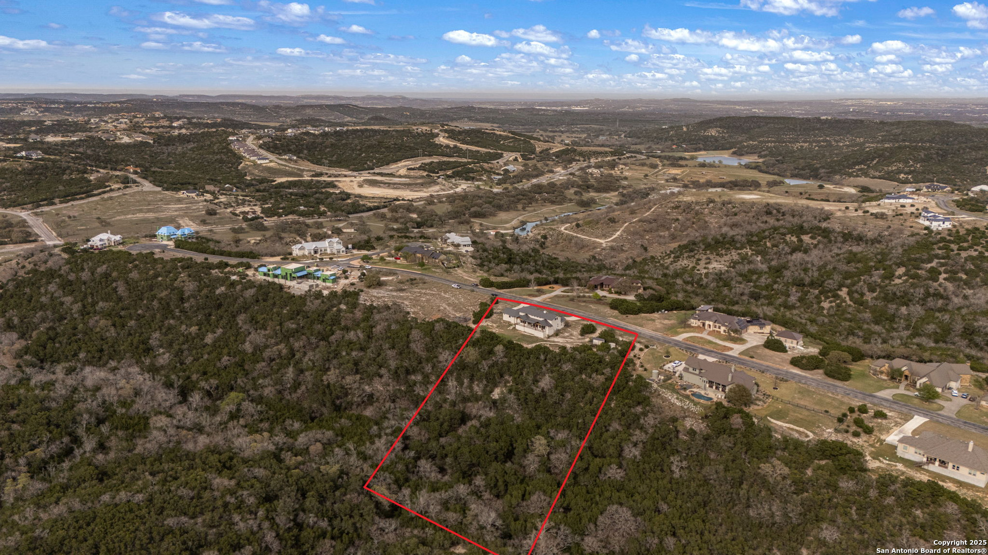 384 Blue Diamond Boerne, TX 78006 - Photo 49 of 51 an aerial view of residential houses with ocean view