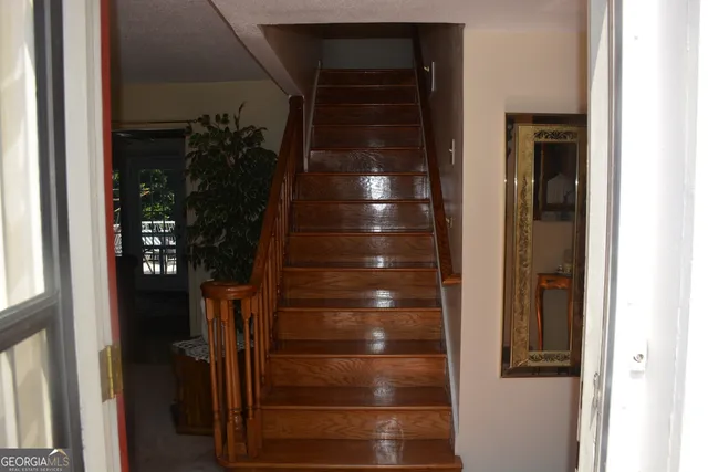 a close view of water heater room