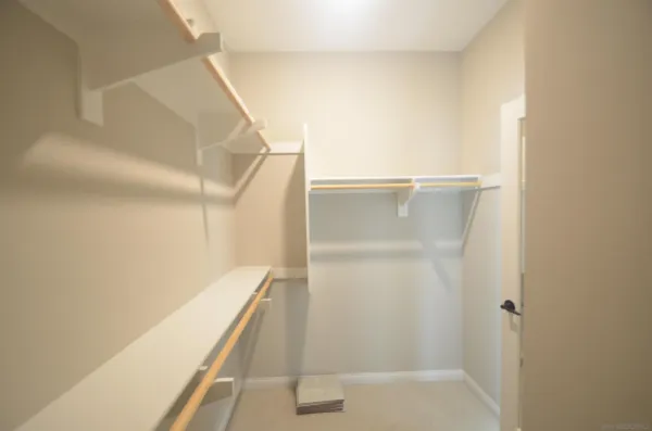 a view of walk in closet