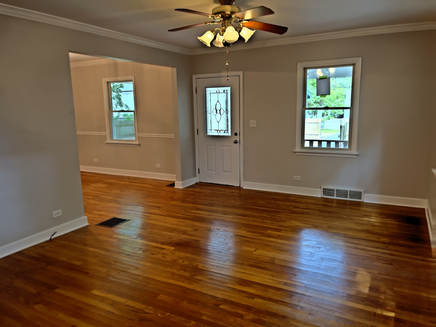 293 Scott Street Lake Forest, IL 60045 - Photo 16 of 30 a view of an empty room with window and wooden floor