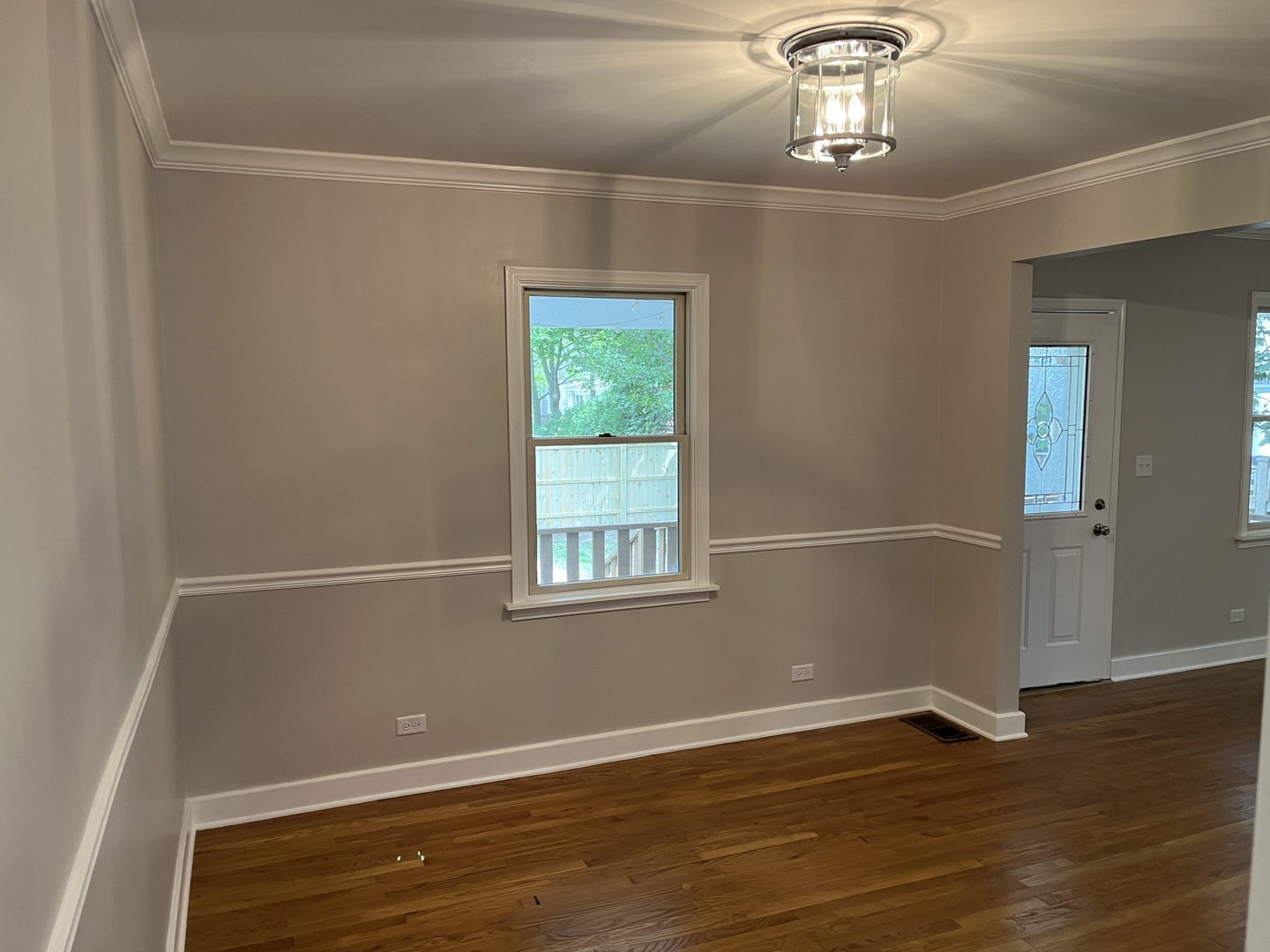 293 Scott Street Lake Forest, IL 60045 - Photo 18 of 30 an empty room with wooden floor fan and window