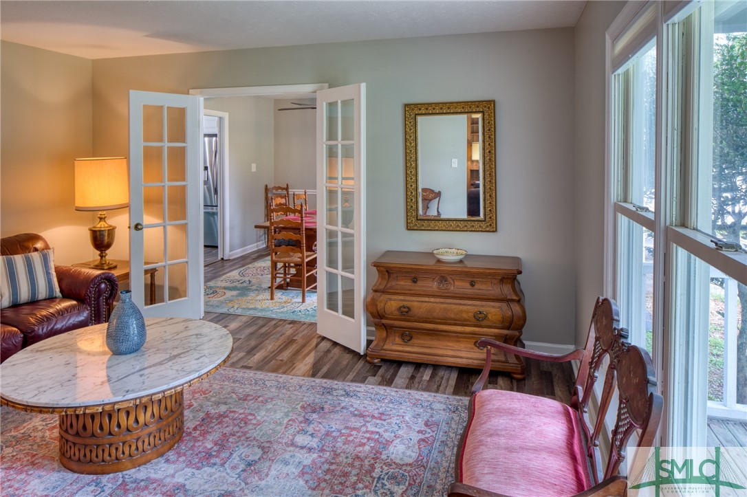 45 Perry Road Bloomingdale, GA 31302 - Photo 24 of 44 Living room has french door separating from the di