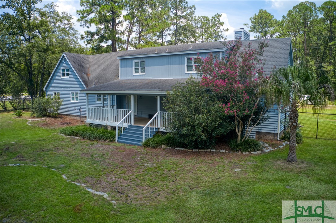 45 Perry Road Bloomingdale, GA 31302 - Photo 3 of 44 Looking back at the back porch