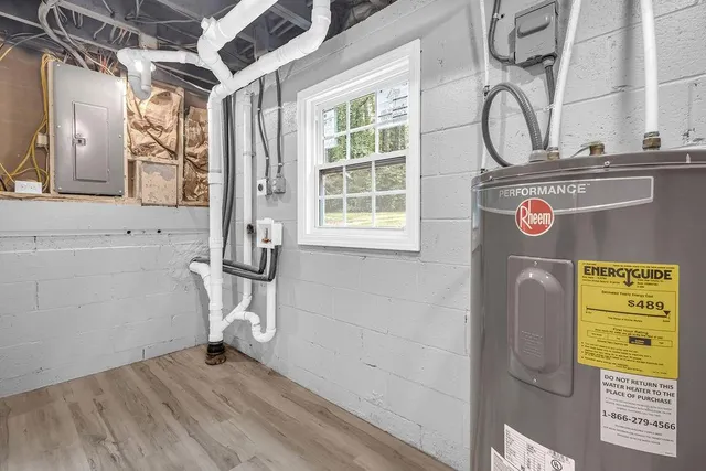 a view of a door with a sink