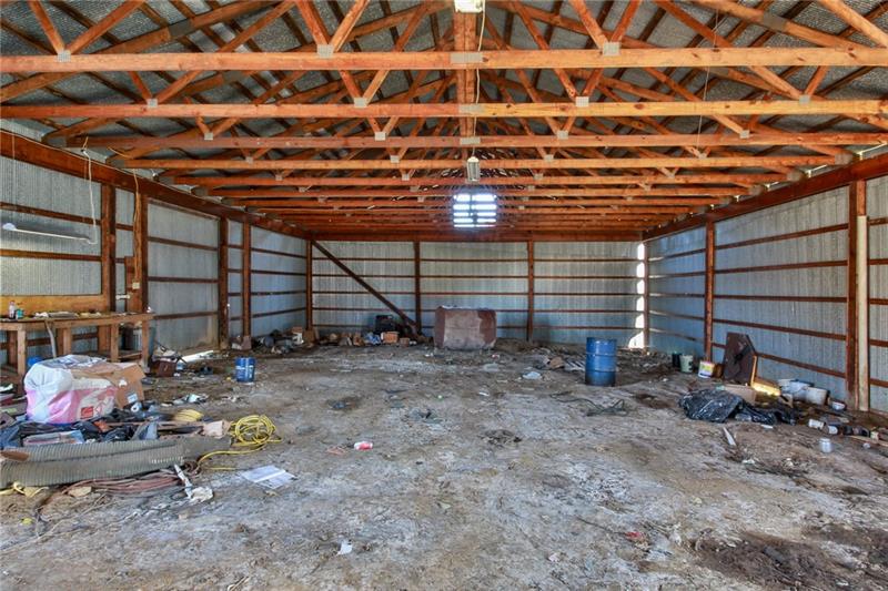 136 Colvin Road Greensboro, PA 15338 - Photo 9 of 25 Inside of Pole building. Opens on Both sides.