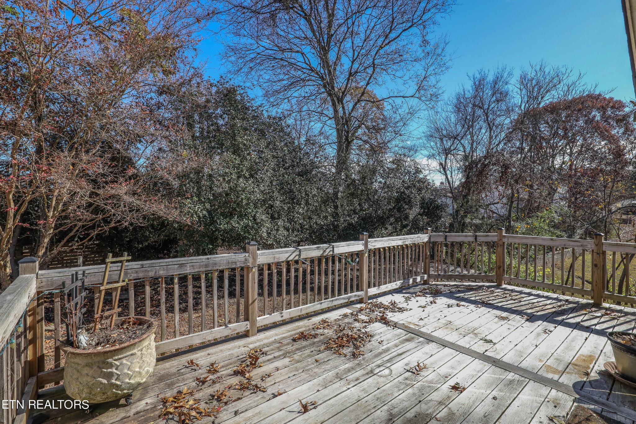 1340 Windamere Road Knoxville, TN 37923 - Photo 25 of 53 a balcony with wooden floor and lake view