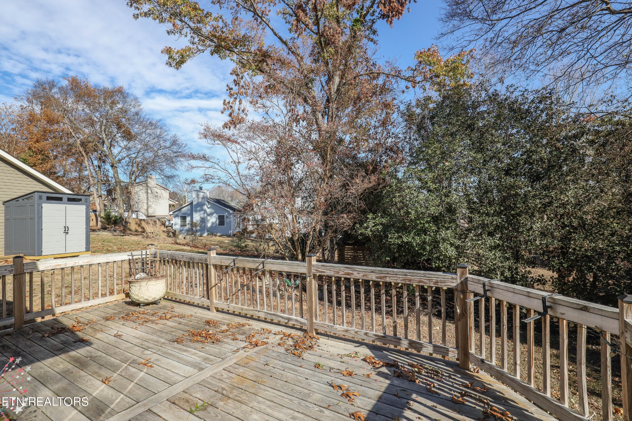 1340 Windamere Road Knoxville, TN 37923 - Photo 26 of 53 a view of a wooden roof deck