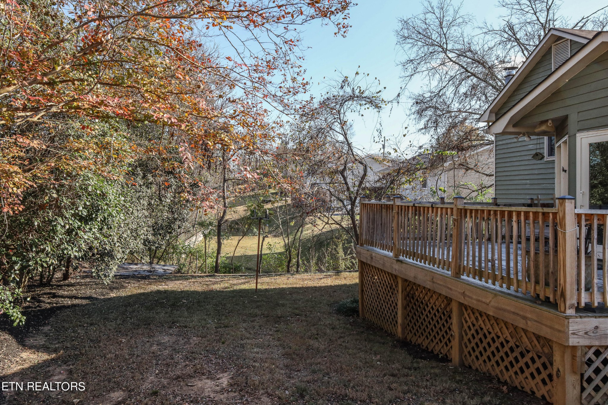 1340 Windamere Road Knoxville, TN 37923 - Photo 6 of 53 a view of backyard with green space and deck