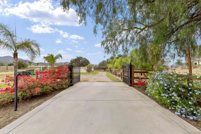 a view of street along with trees