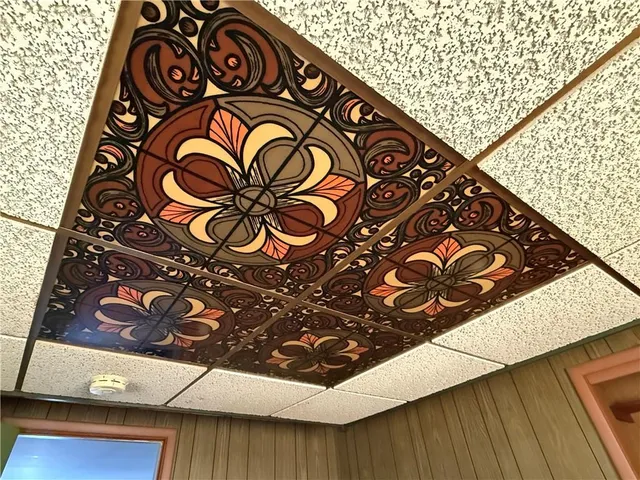 a view of a hallway with a elevator