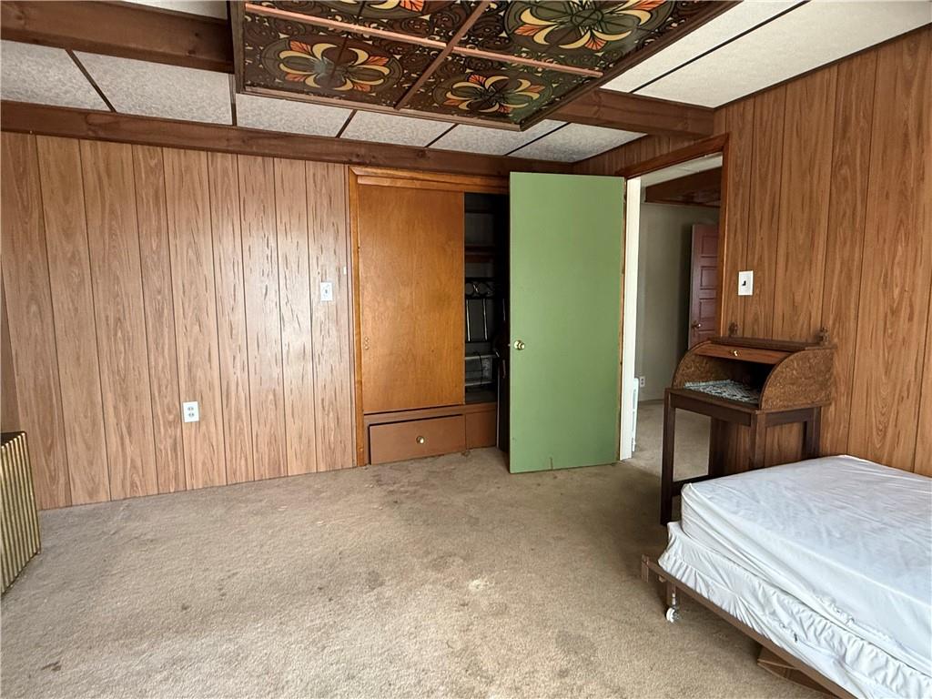 2703 20th St Extension Beaver Falls, PA 15010 - Photo 43 of 45 REAR HOME bedroom with deck access