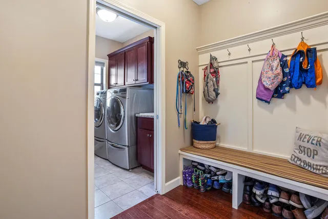 a view of a storage & utility room