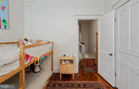 a room with furniture and air hockey table