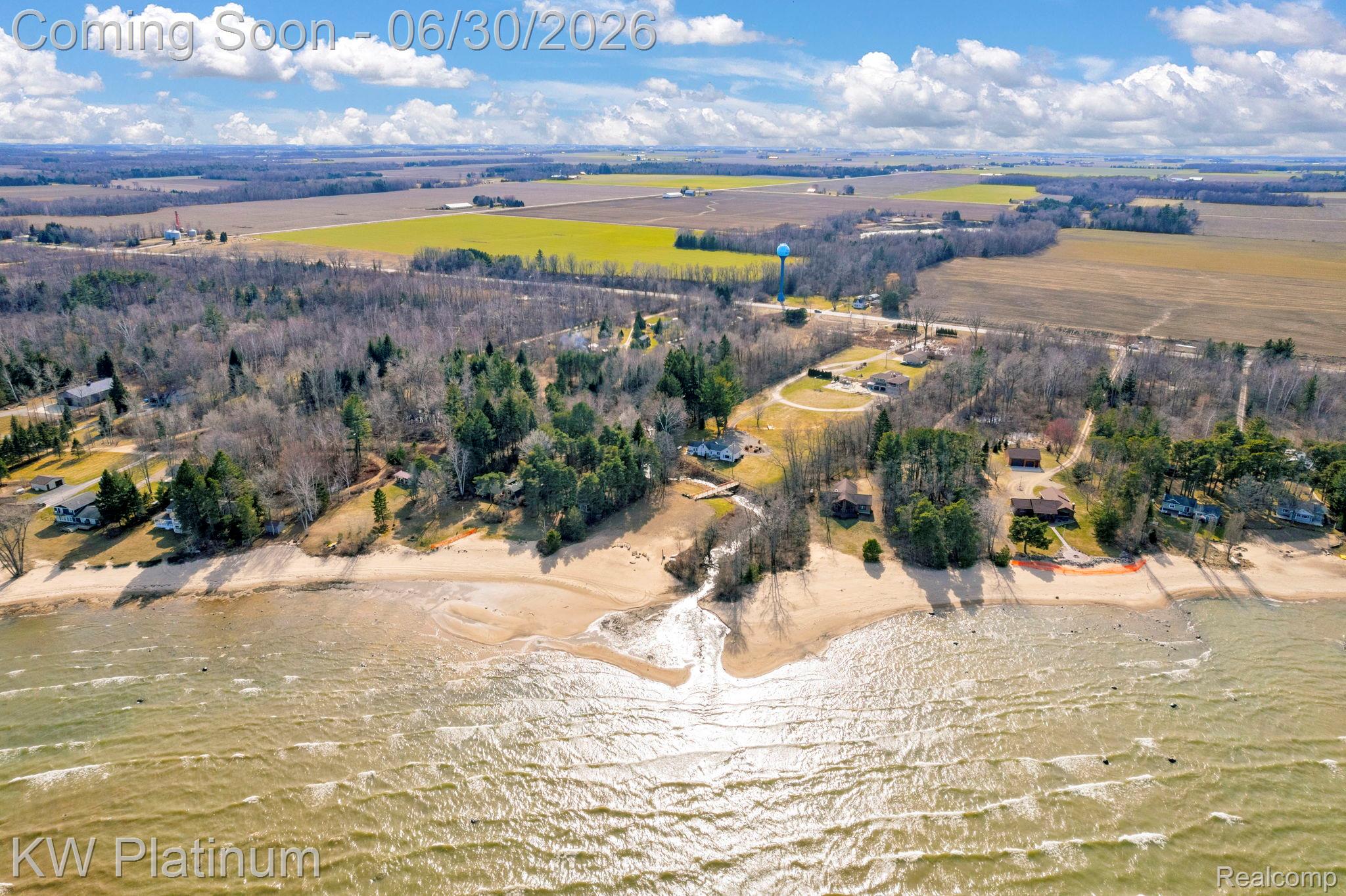 2235 South Lake Shore Road Harbor Beach, MI 48441 - Photo 87 of 99 Expansive waterfront property featuring a sandy shoreline and direct water access