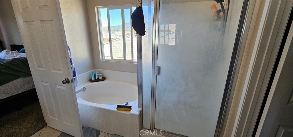 1650 Ravenswood Road Beaumont, CA 92223 - Photo 29 of 42 a bathroom with a tub and shower