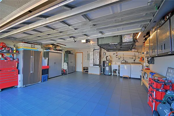a view of garage